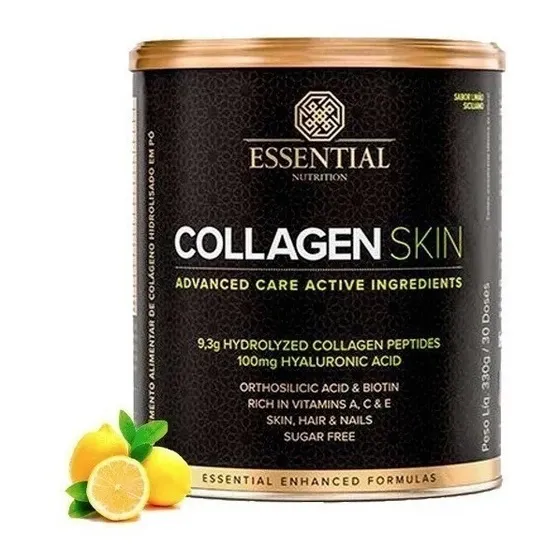 Collagen Skin New 300g - Essential Nutrition Sabor Limão Siciliano