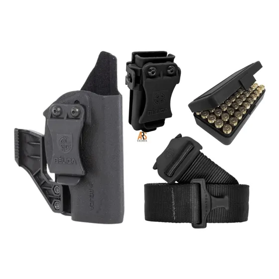 Kit Tático Velado Coldre G2c + Raptor 40mm+ Acessórios Preto