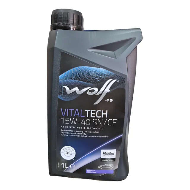Aceite 15w40 Semisintético Wolf Vital Tech