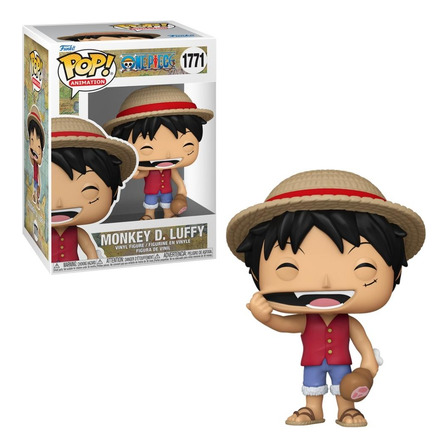 Boneco Funko Pop! One Piece - Luffy Com Carne Boneco Funko Pop! One Piece - Luffy Com Carne