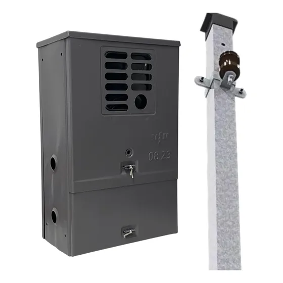 Caixa De Luz P/ 1 Relógio + Poste Padrão Enel / Eletropaulo