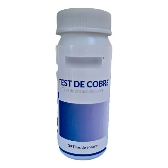Test Medidor De Cobre Vulcano P/ Piscinas Y Piletas 30 Tiras