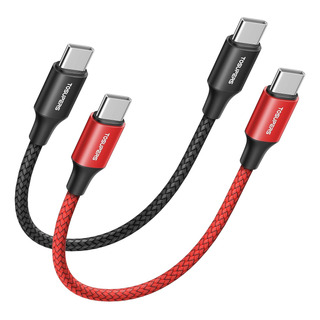 Cable Corto Usb C A Usb C De Tosupers, 1 Pie, Paquete De ... Cable Corto Usb C A Usb C De Tosupers, 1 Pie, Paquete De ...