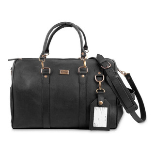 Maleta De Mano De Piel. Gym Bag. Hecho A Mano En México Color Negro Negro Maleta De Mano De Piel. Gym Bag. Hecho A Mano En México Color Negro Negro