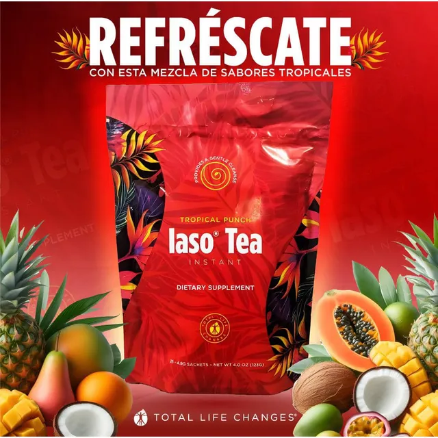 Iaso Tea Instantáneo Baja De Peso Y Desintoxica El Organismo