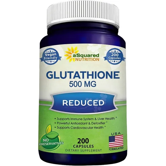 Glutatione Antioxidante L- Glutathione Reduced 500mg 200 Cap