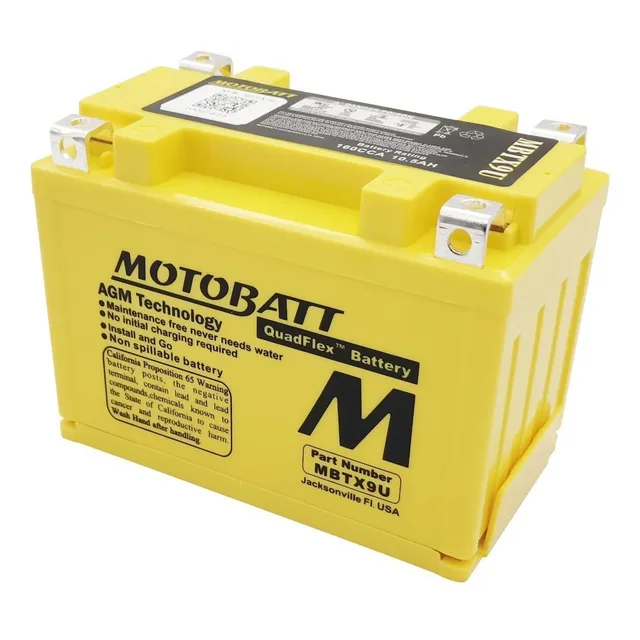 Bateria Ytx9bs Yt12abs Ytz12s Ytz14s Motobatt Mbtx9u