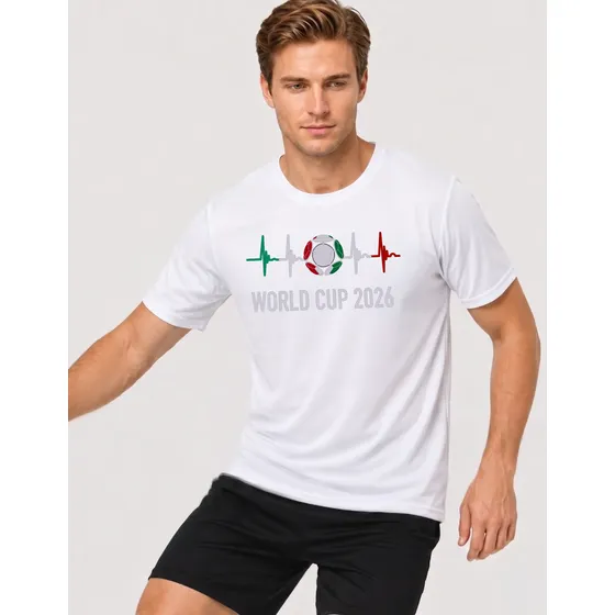 Playera Mexico Mundial 2026 Dry Fit Mundialista Deportiva