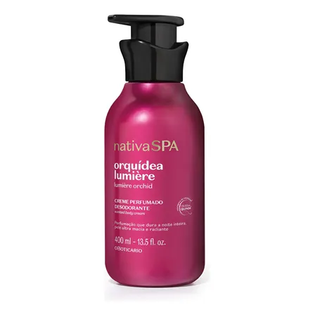 O Boticário Creme Perfumado Desodorante Nativa Spa Orquídea