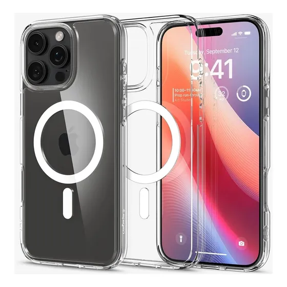 Case Spigen Crystal Hybrid (magfit) iPhone 16 Pro Max