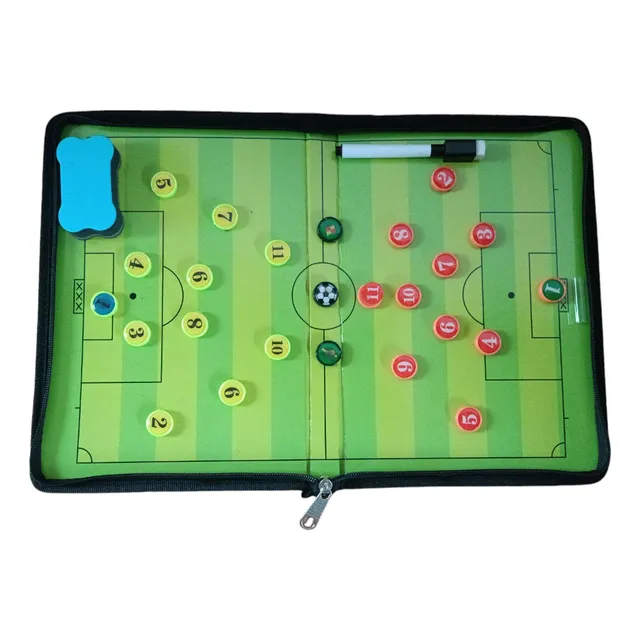 Tablero Táctico Para Entrenador Futbol Magnético Portable