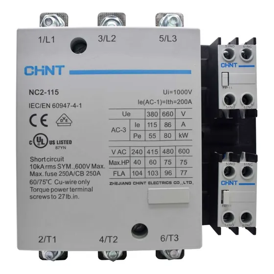 Contactor Ca Trifásico 220v Chint Nc2-115-220v