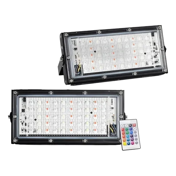 Reflector Led Multicolor Tipo Ladrillo 75w