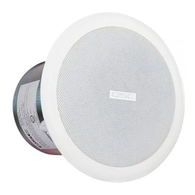 Qsc, Ac-c4t-wh, Altavoz Biamplificado Para Plafón 4 Color Blanco