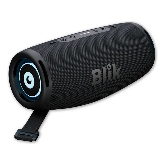 Parlante Bluetooth Portátil Blik Bass Move 45w Ipx7 Color Negro