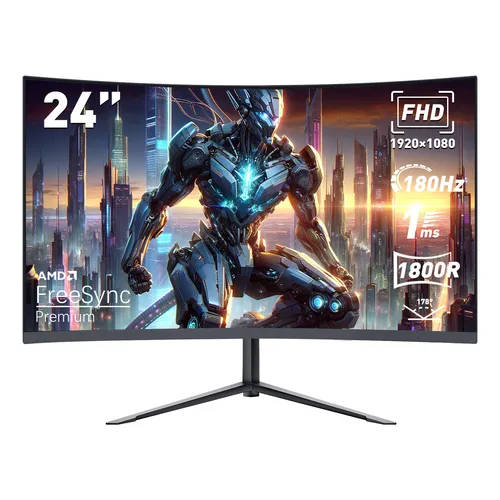 Monitor Gamer Agon 24,5'' 240hz Ag251fz2 Aoc Cor Preto/Vermelho