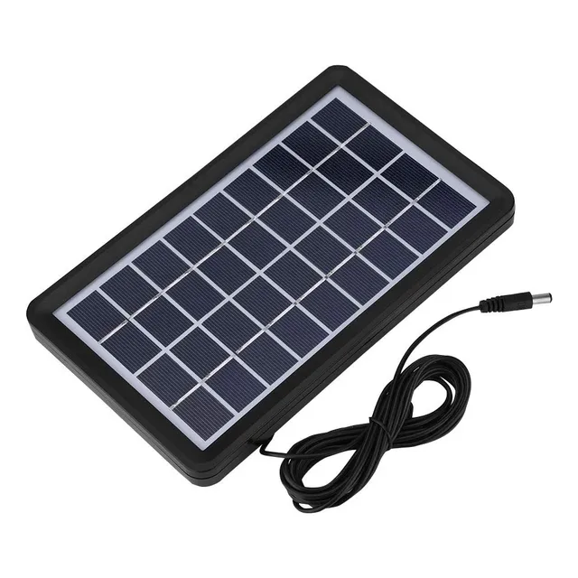 Panel Solar Portatil Prueba Agua 9v 3w Polisilicio 18 Modulo