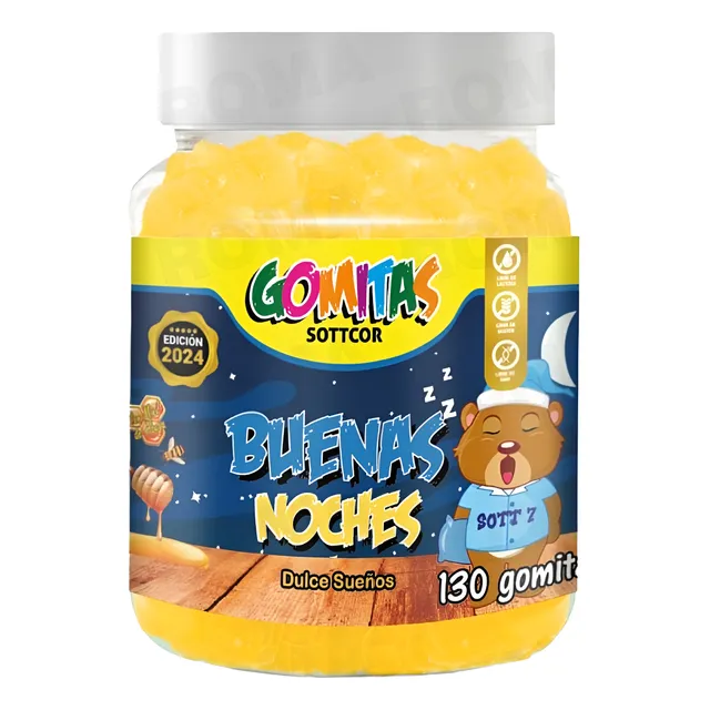 Buenas Noches Para Niños 130 Gomitas Sottcor Labs