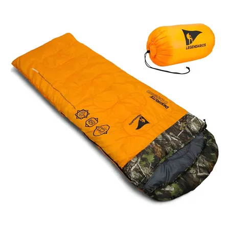 Saco De Dormir Ntk Viper Legendários Conforto Em Aventuras Laranja Esquerda