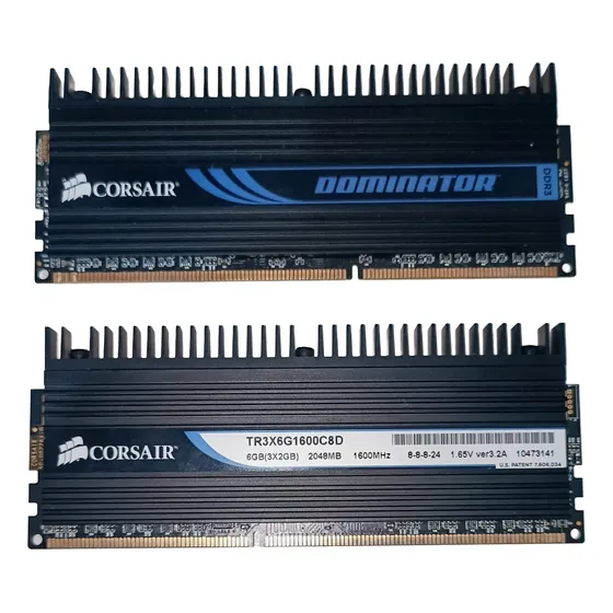 Memória Corsair Dominator 2gb Ddr3 1600mhz Tr3x6g1600c8d