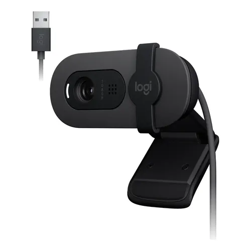Webcam Obsbot Tail Air 4k 30fps AI Tracking Zoom, cor preta