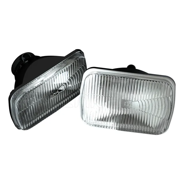 Carcasa De Cristal De Faros Cuadrada De 7'' Inch, H6054