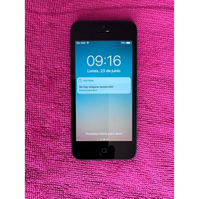 Iphone 5 32 Gb Negro/pizarra Negro