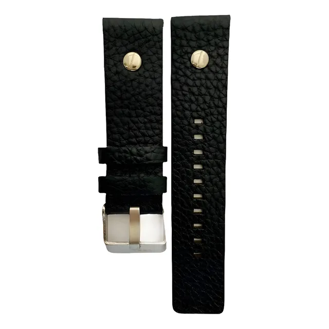 Pulso En Cuero Con Tache Compatible Con Relojes Diesel Dz