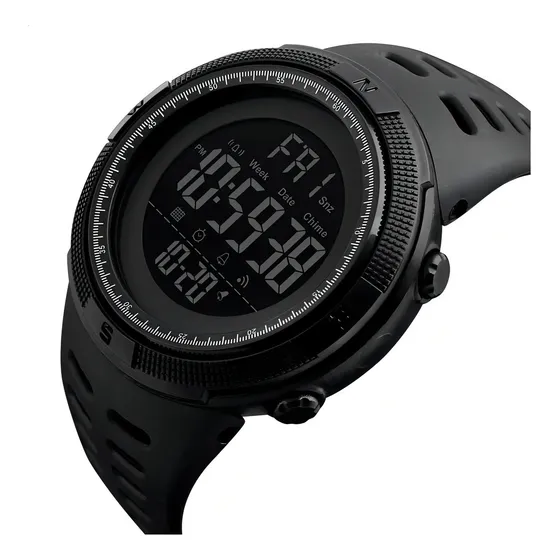 Reloj Deportivo Skmei 1251 Black Digital Proof Para Hombre