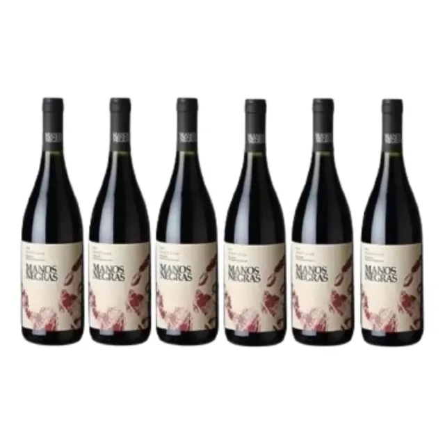 Vino Tinto Manos Negras Pinot Noir 750 Ml Caja X 6 Unidades