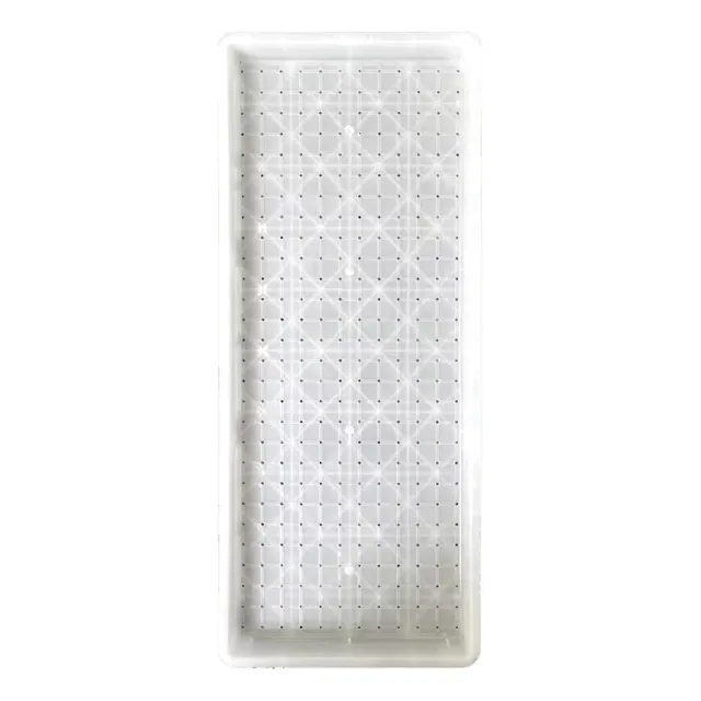 Pack X6 Bandeja Para Forraje 60x30 392 Orificios Pp Blanco