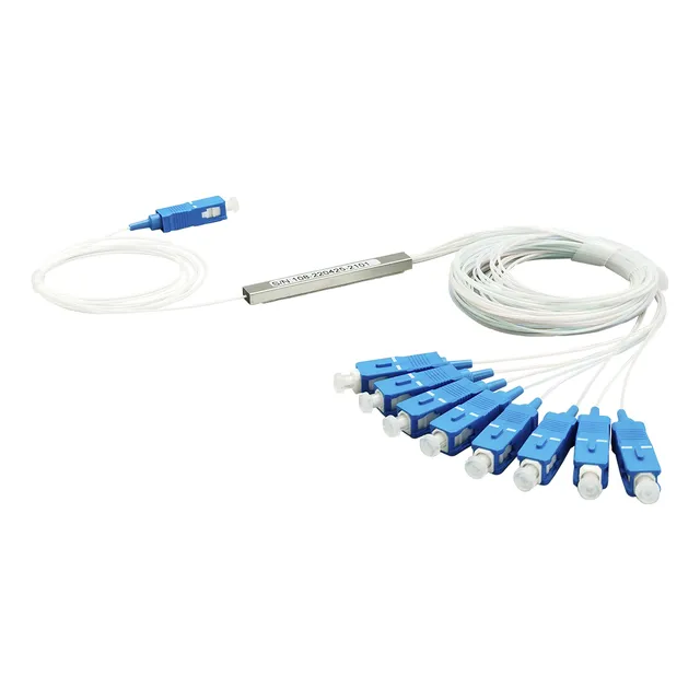 Splitter Tempo Tipo Plc 1x8 Conectores Sc/upc Tm-plc-1x8upc