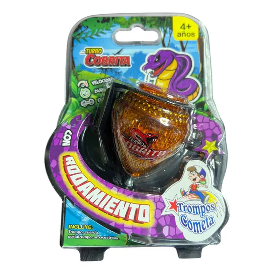 Turbo Cobrita Trompo Cometa Con Rodamiento Turbo