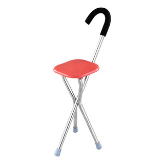 Nuevo Nuevo Asiento De Bastón Plegable Mango Cómodo Silla De Nuevo Nuevo Asiento De Bastón Plegable Mango Cómodo Silla De