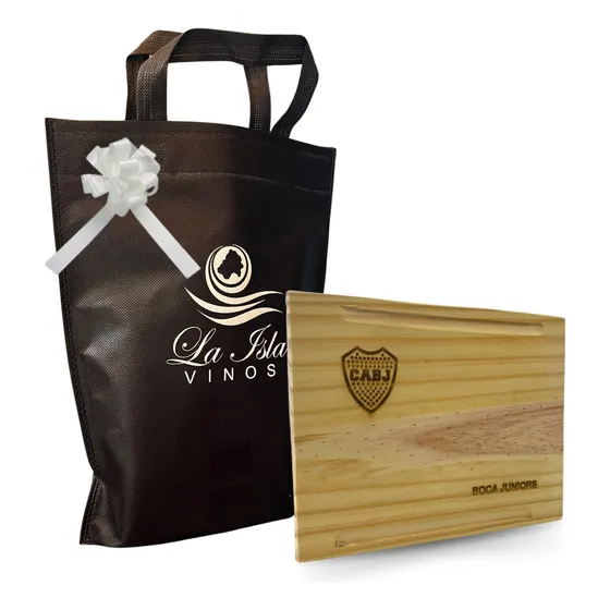 Tabla Madera Grabado Personalizado Escudo Futbol Plato