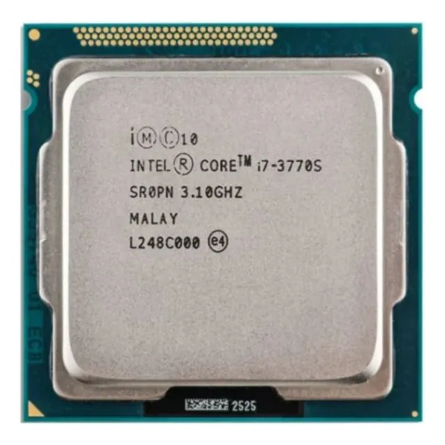 A Procesador De Cpu Core I7 3770s, 65 W, 3,1 Ghz, Lga 1155