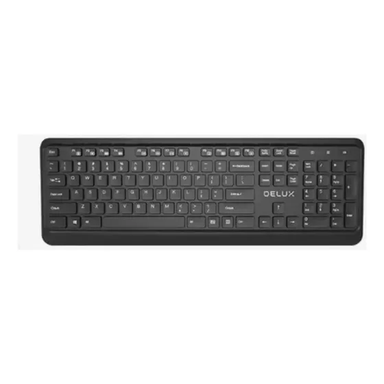 Delux Teclado Usb Black K7008bu
