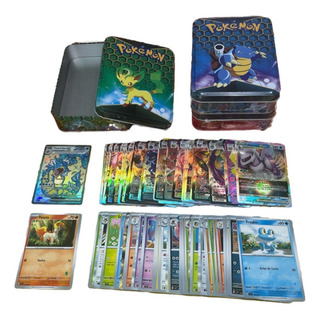 Cartas Pokemon Lata Importada S&v X80 (40 Esp) + Tablero Cartas Pokemon Lata Importada S&v X80 (40 Esp) + Tablero