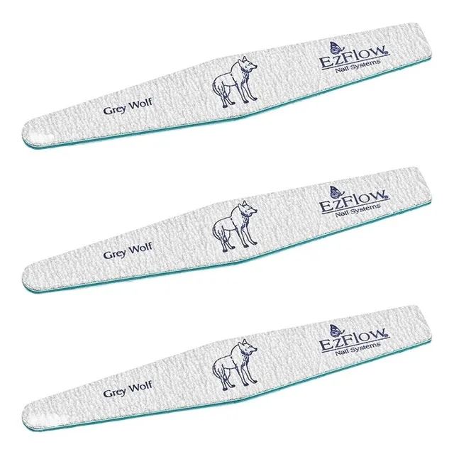 Kit Limas Para Uñas Ezflow Grey Fox Pro File Grano 180 X3