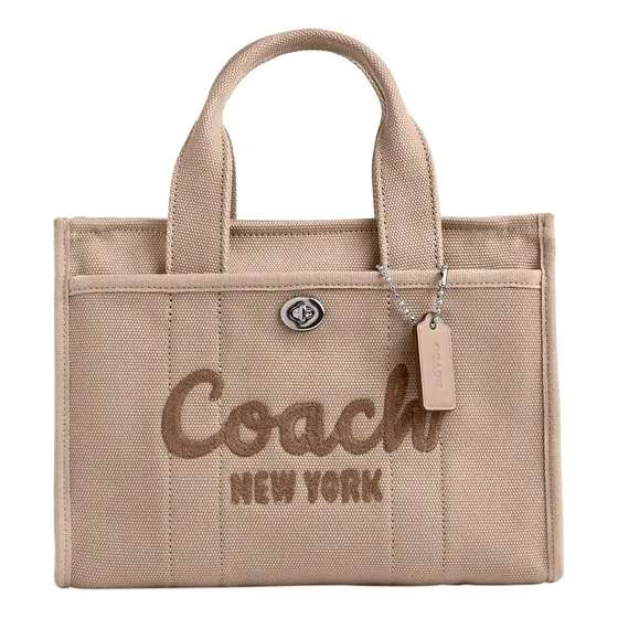 Bolsa Coach Cargo Tote 26 Dark Natural Para Mujeres Y Hombre