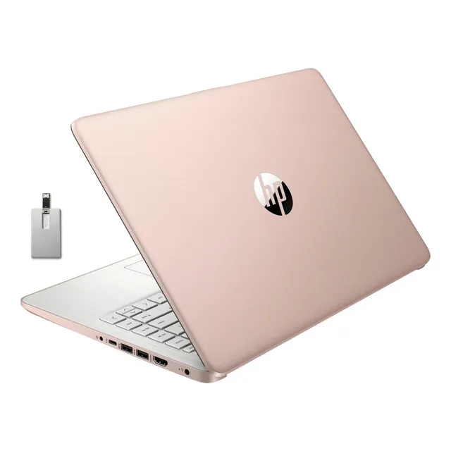 Laptop Hp Stream 14'' Intel N4120 4gb 64gb Windows 11-rosa