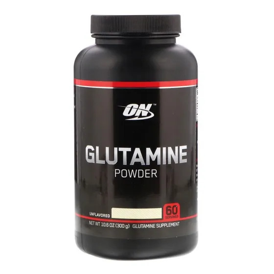 Glutamine Powder 300 Gr Optimun Nutrition Glutamina Black Line