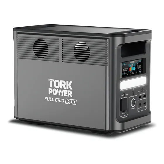 Estação De Energia Gerador Solar Tork 1800w Bateria 1536wh