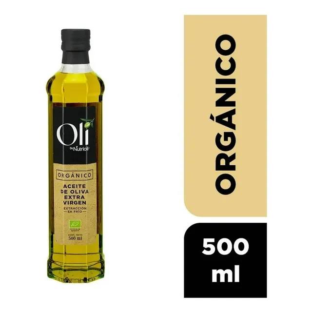 2 Pza Aceite De Oliva Nutrioli Oli Extra Virgen Orgánico 500