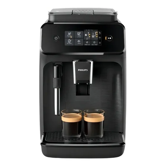 Cafetera Philips Walita Series 1200 EP1220 super automática negra expreso 220V