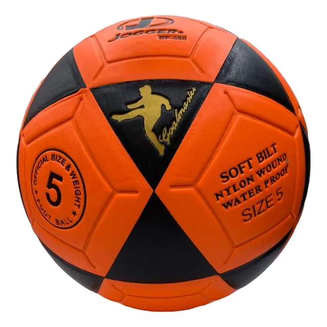 Balon De Futbol N°5 Color Naranja Jogger Para Niños