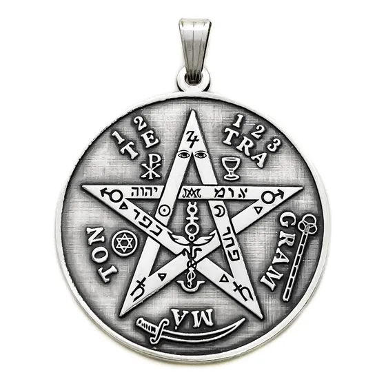 Dije Tetragrámaton Protección Plata 925 Joyas Ruiz