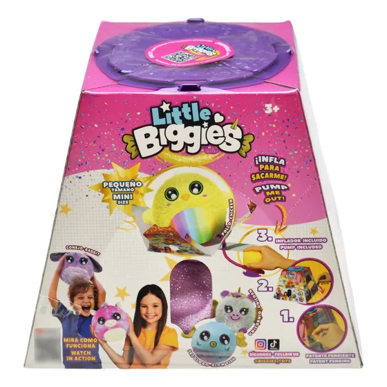 Little Biggies Peluche Inflable Conejo Morado Famosa