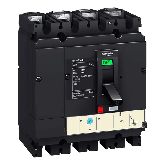 Interruptor Schneider Cvs160b 4x125a 25ka 125amp Lv516312