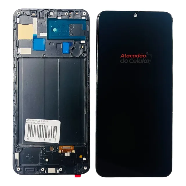 Display Touch Compativel  A30 A50 A505 Oled C/aro Biometria